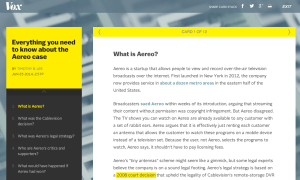 Vox.com "Everythig you need to know about the Aereo case"