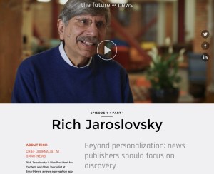 Rich Jaroslovsky, "the future OF news"